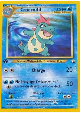 Crocrodil #32/111 — Neo Genesis