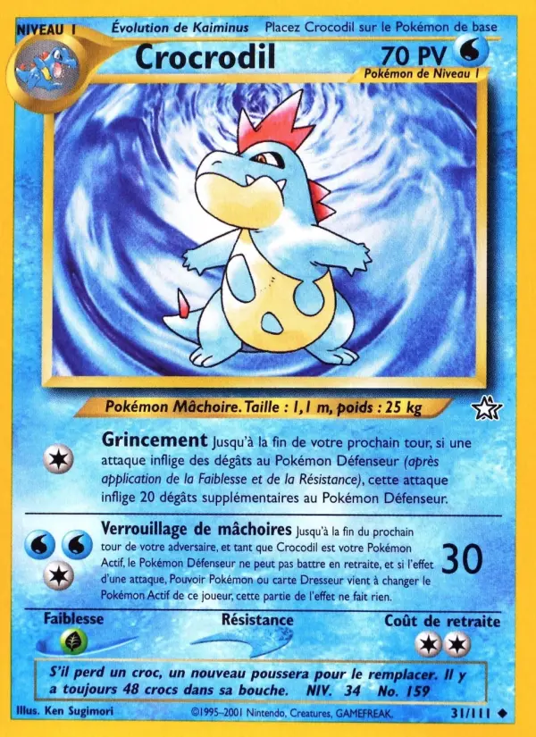 Crocrodil (première édition) #31 — Neo Genesis (1ère Édition)