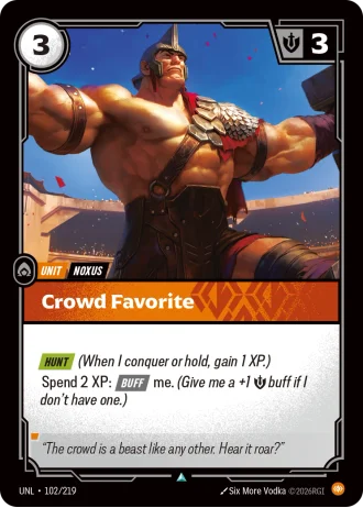 Crowd Favorite #102/219 — Unleashed