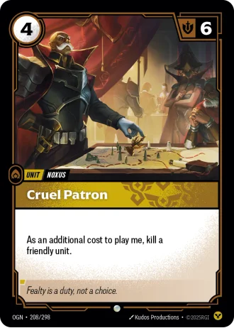 Cruel Patron #208/298 — Origins