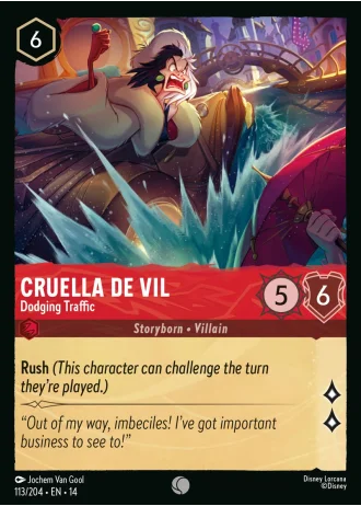 Cruella De Vil - Dodging Traffic #113/257 — Hyperia City