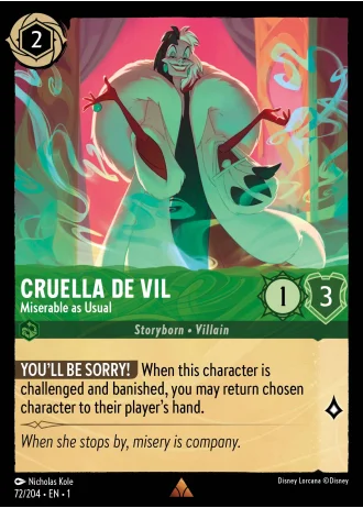 Cruella De Vil - Miserable as Usual #72/204 — The First Chapter