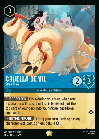 Cruella De Vil - Style Icon #143/204 — Fabled