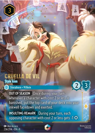 Cruella De Vil - Style Icon #236/204 — Fabled