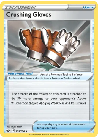 Crushing Gloves #133/198 — Chilling Reign