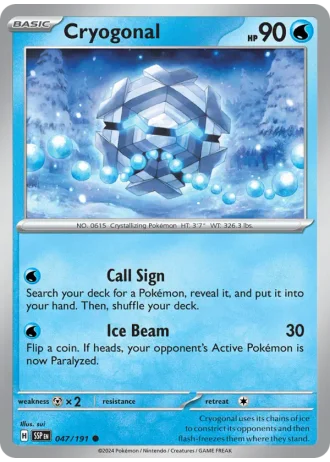 Cryogonal #047/191 — Surging Sparks