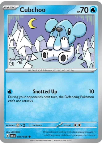 Cubchoo #025/86 — Black Bolt
