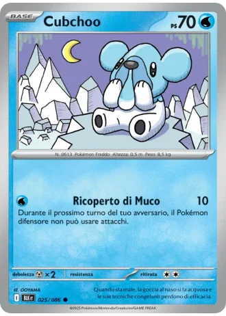 Cubchoo #025/86 — Luce Nera