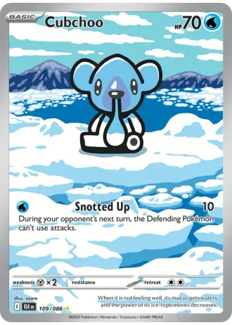 Cubchoo #109/86 — Black Bolt
