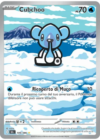 Cubchoo #109/86 — Luce Nera