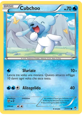 Cubchoo #21/111 — Colpi Furiosi