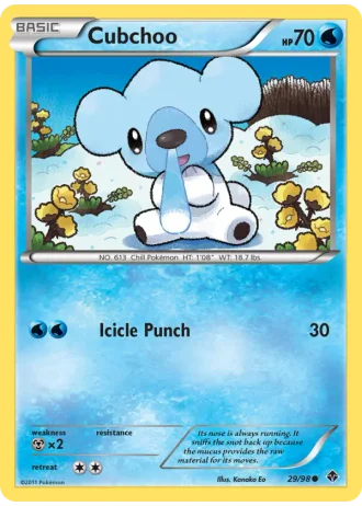 Cubchoo #29/98 — Emerging Powers
