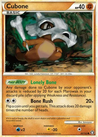 Cubone #60/102 — Triumphant