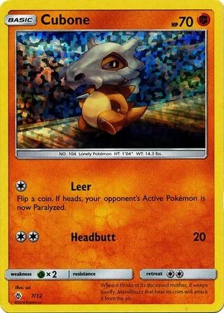 Cubone #7 — McDonald's Collection 2018