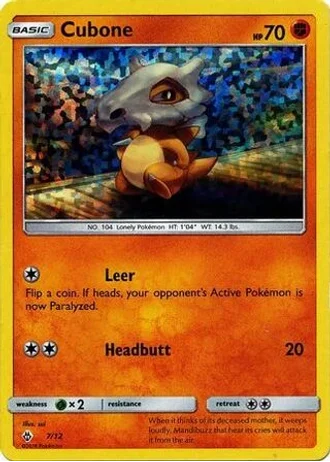 Cubone #7 — McDonald's Collection 2018
