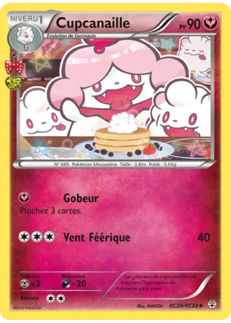 Cupcanaille RC20/32 — Collection Radieuse (Générations)