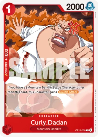 Curly.Dadan (OP13-009) — Carrying on His Will (OP13)