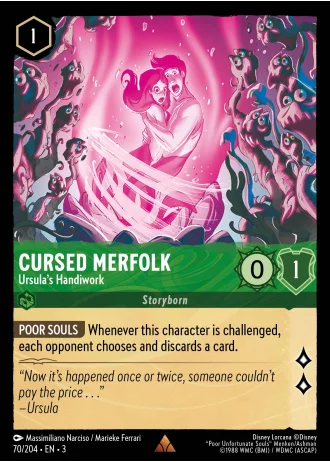 Cursed Merfolk - Ursula's Handiwork #70/204 — Into the Inklands