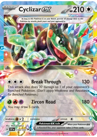 Cyclizar ex #159/191 — Surging Sparks