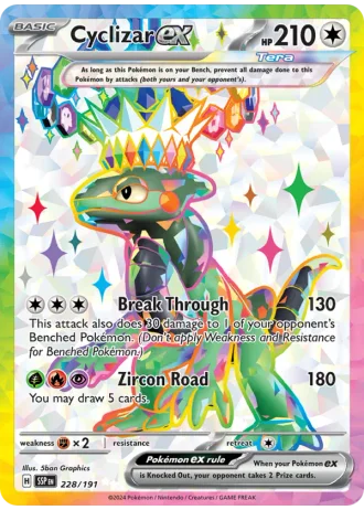 Cyclizar ex #228/191 — Surging Sparks