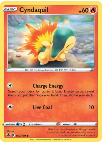 Cyndaquil #023/189 — Astral Radiance