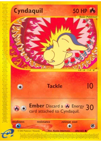 Cyndaquil #105/165 — Expedition Set Base