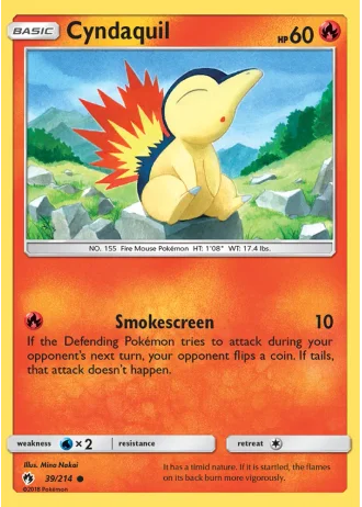 Cyndaquil #39/214 — Lost Thunder