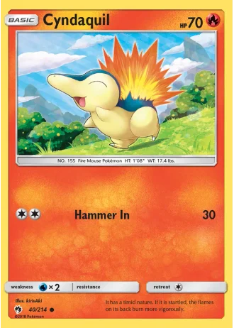 Cyndaquil #40/214 — Lost Thunder