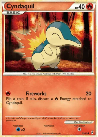 Cyndaquil #55/95 — Call of Legends