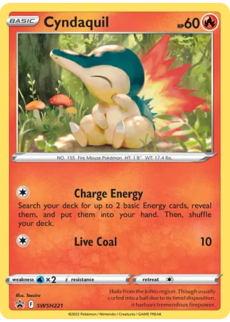 Cyndaquil SWSH221 — Sword & Shield Promos