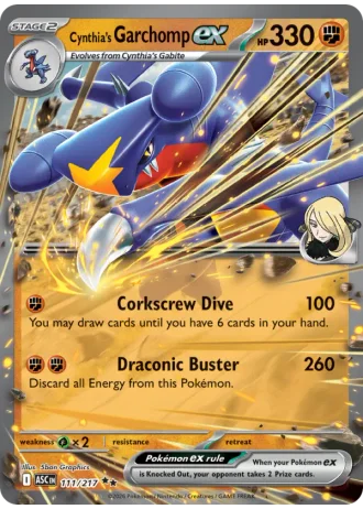Cynthia's Garchomp ex #111 — Ascended Heroes