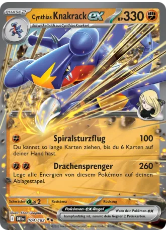 Cynthias Knakrack ex #104/182 — Ewige Rivalen