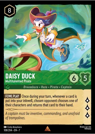 Daisy Duck - Multitalented Pirate #108/204 — Archazia's Island