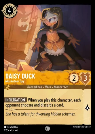 Daisy Duck - Musketeer Spy #7/204 — Ursula's Return