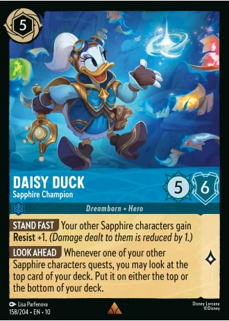 Daisy Duck - Sapphire Champion #158/204 — Whispers in the Well