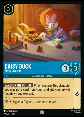 Daisy Duck - Savvy Investor #149/257 — Hyperia City