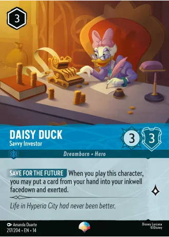 Daisy Duck - Savvy Investor #217/257 — Hyperia City