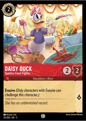 Daisy Duck - Spotless Food-Fighter #111/204 — Shimmering Skies