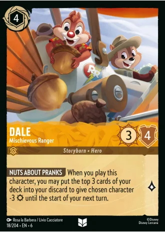 Dale - Mischievous Ranger #18/204 — Azurite Sea