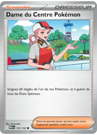 Dame du Centre Pokémon #123/132 — Méga-Évolution