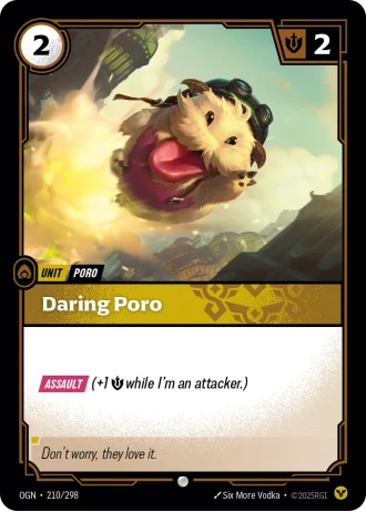 Daring Poro #210/298 — Origins