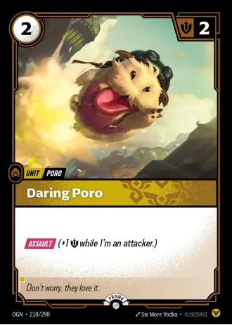 Daring Poro #210/298 — Organized Play Promos