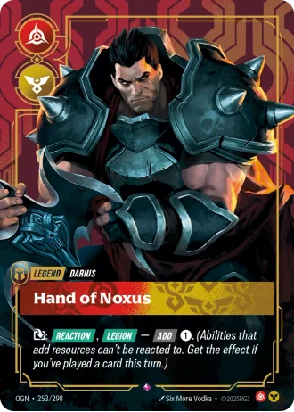 Darius, Hand of Noxus #253/298 — Origins