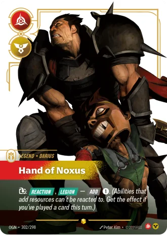 Darius, Hand of Noxus #302/298 — Origins
