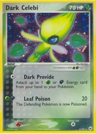 Dark Celebi #4/101 — Hidden Legends