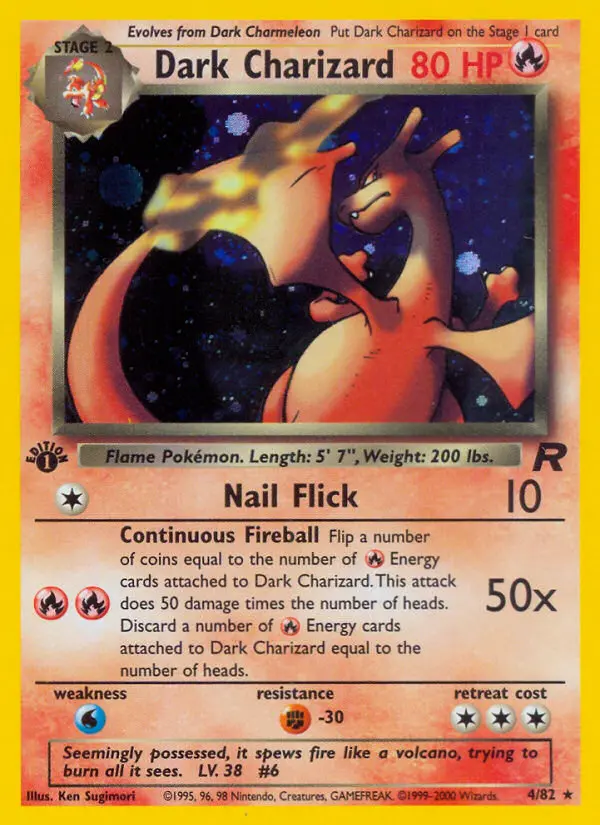 Dark Charizard (1st Edition) #4 — Team Rocket (1st Edition)