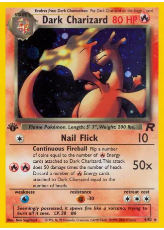Dark Charizard #4 — Team Rocket
