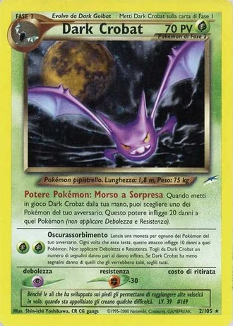 Dark Crobat #2/105 — Neo Destiny