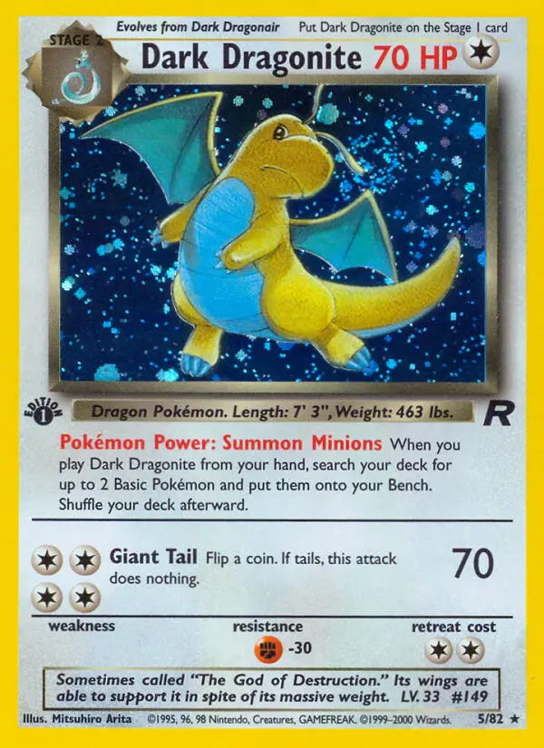 Dark Dragonite (1st Edition) #5 — Team Rocket (1st Edition)