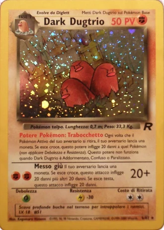 Dark Dugtrio #6/82 — Team Rocket